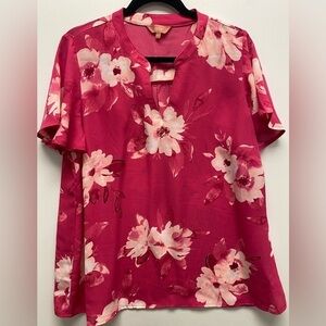 Floral Pink Women's Top